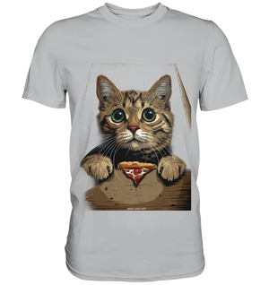 Pizza Cat - Niedlich & Humorvoll - Premium Shirt Bright Lights Arts