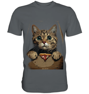 Pizza Cat - Niedlich & Humorvoll - Premium Shirt Bright Lights Arts
