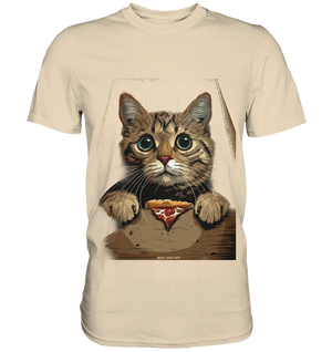 Pizza Cat - Niedlich & Humorvoll - Premium Shirt Bright Lights Arts