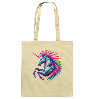 Prunkendes geometrisches Einhorn - Baumwolltasche Bright Lights Arts