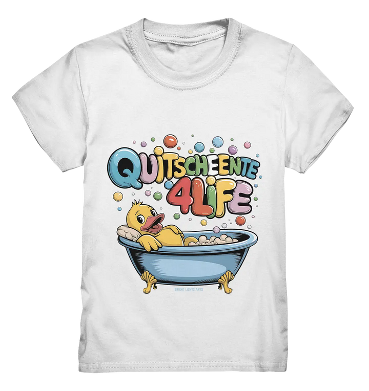 Quietscheente 4Life – Spaß, Farben und Badefreude - Kids Premium Shirt Bright Lights Arts