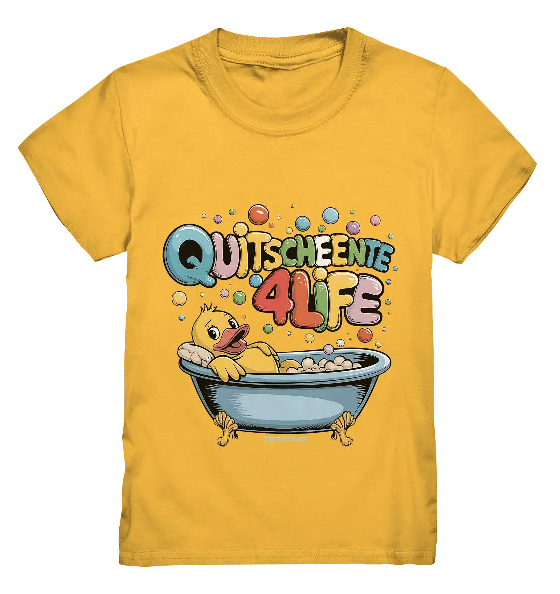 Quietscheente 4Life – Spaß, Farben und Badefreude - Kids Premium Shirt Bright Lights Arts