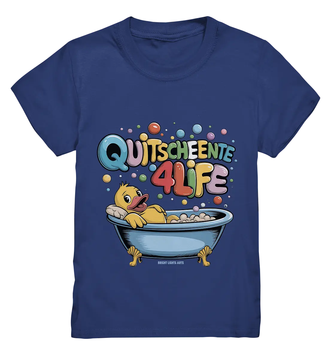 Quietscheente 4Life – Spaß, Farben und Badefreude - Kids Premium Shirt Bright Lights Arts