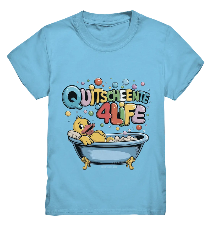 Quietscheente 4Life – Spaß, Farben und Badefreude - Kids Premium Shirt Bright Lights Arts