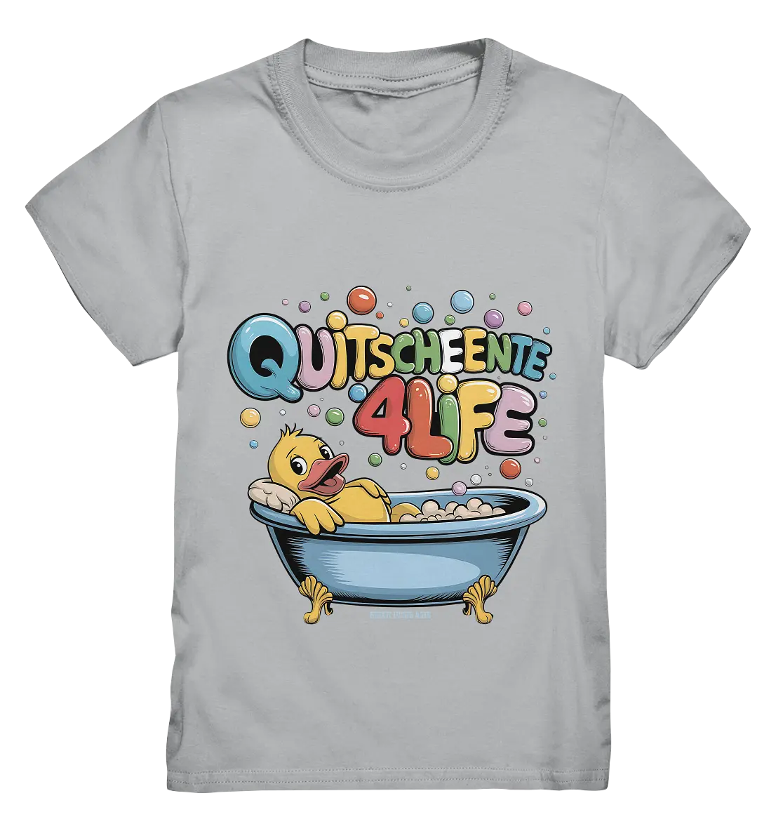 Quietscheente 4Life – Spaß, Farben und Badefreude - Kids Premium Shirt Bright Lights Arts