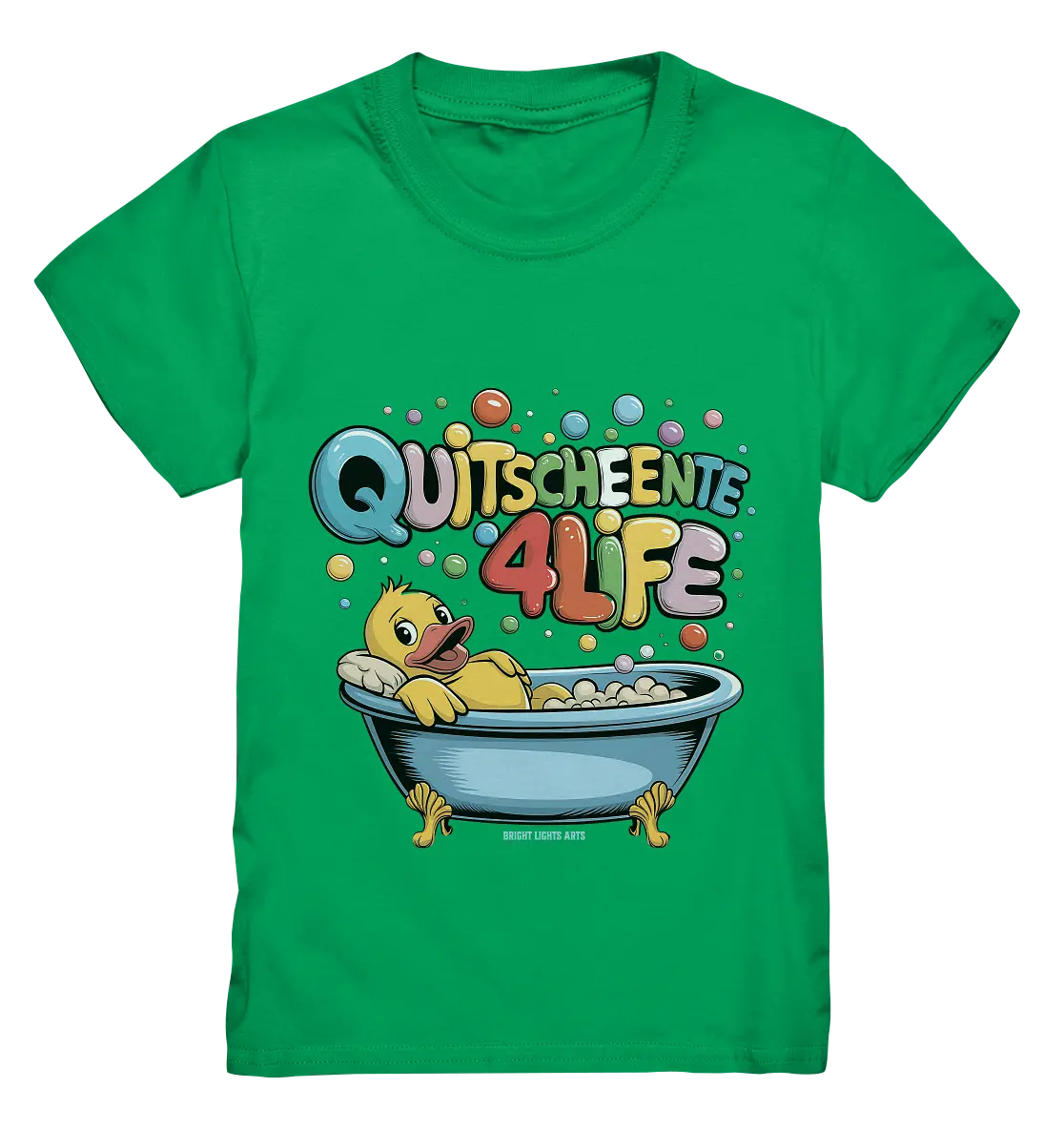 Quietscheente 4Life – Spaß, Farben und Badefreude - Kids Premium Shirt Bright Lights Arts