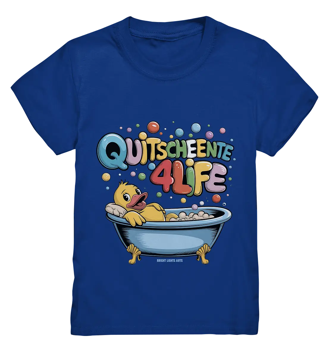 Quietscheente 4Life – Spaß, Farben und Badefreude - Kids Premium Shirt Bright Lights Arts