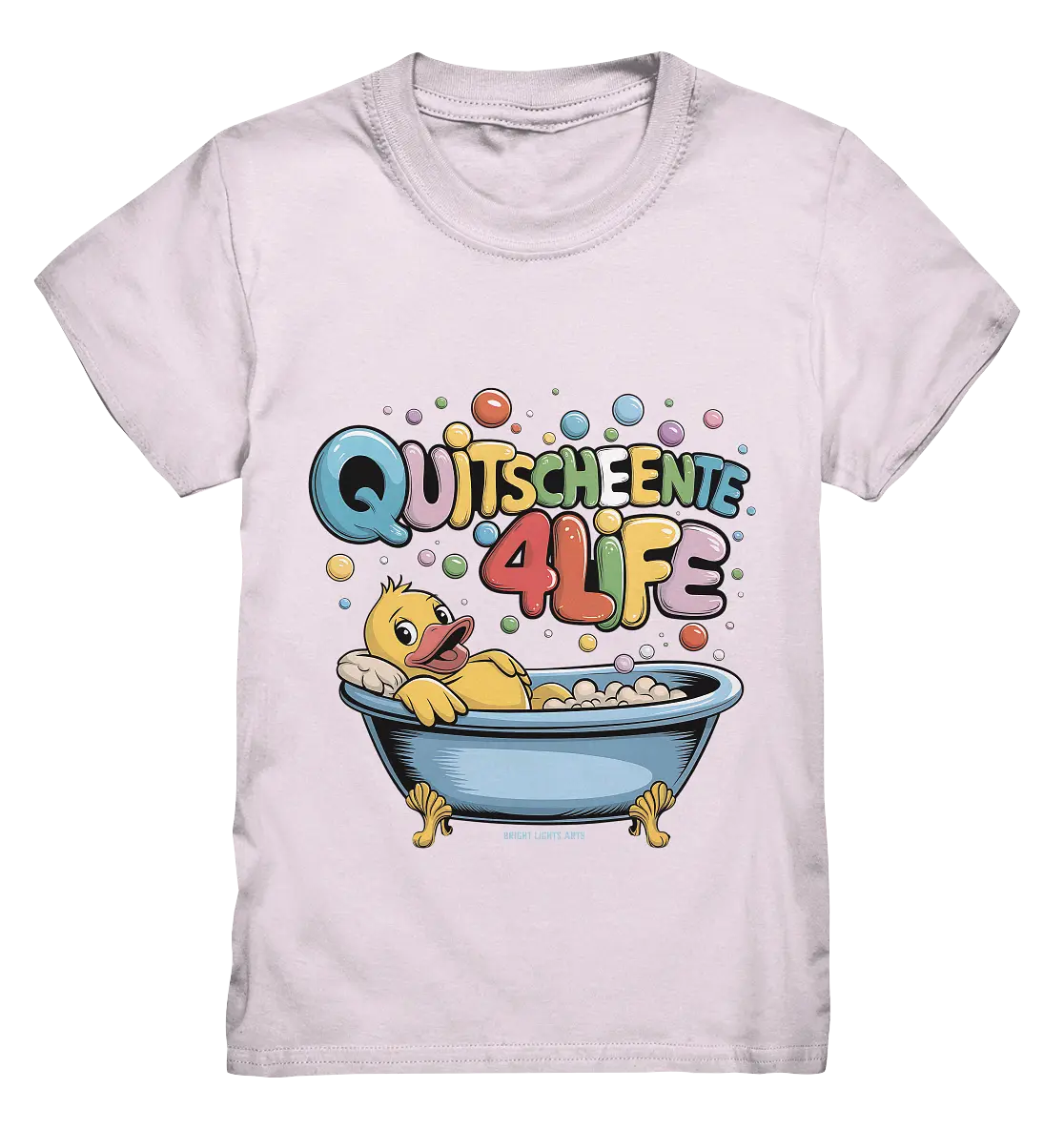 Quietscheente 4Life – Spaß, Farben und Badefreude - Kids Premium Shirt Bright Lights Arts