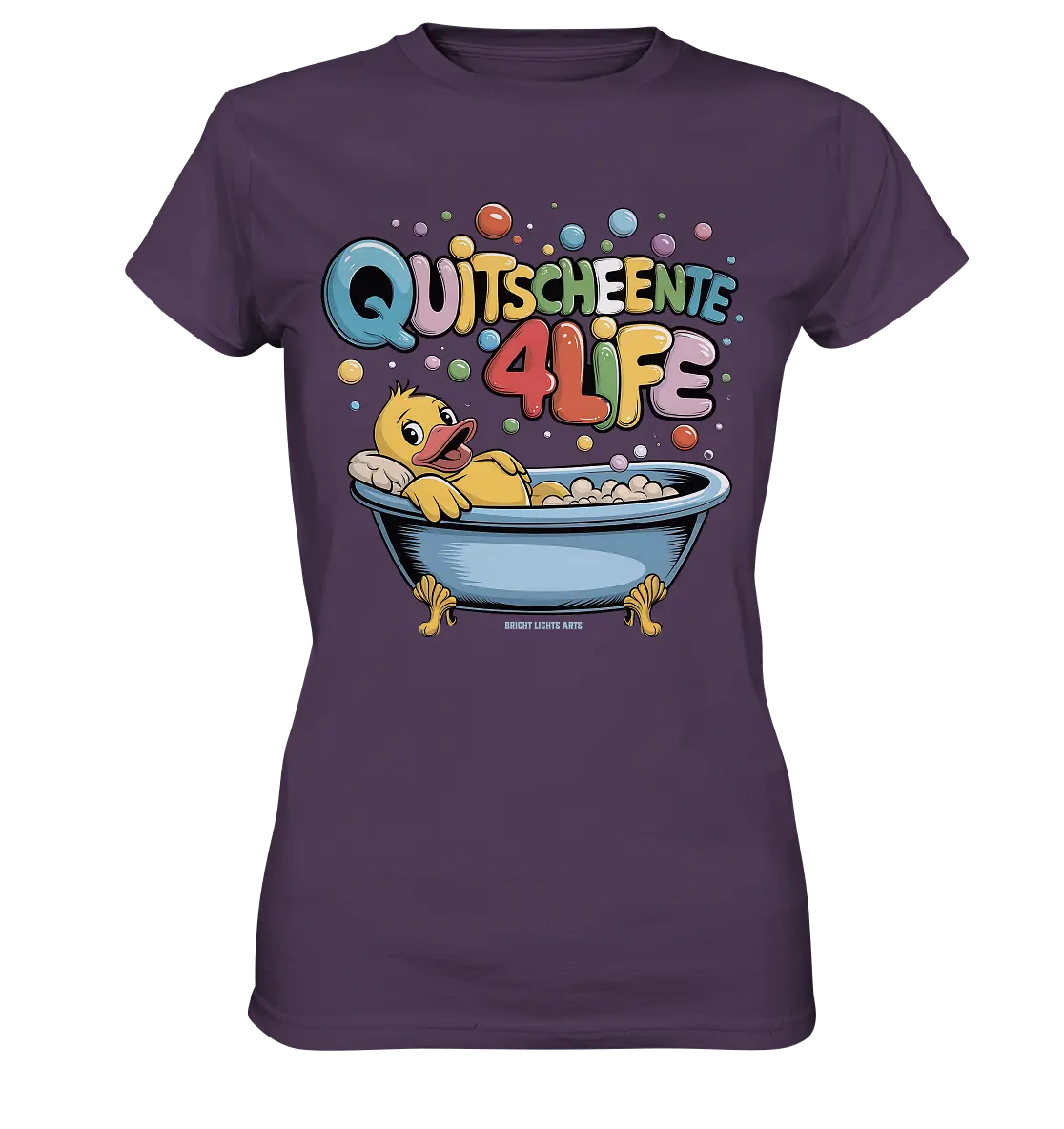 Quietscheente 4Life – Spaß, Farben und Badefreude - Ladies Premium Shirt Bright Lights Arts