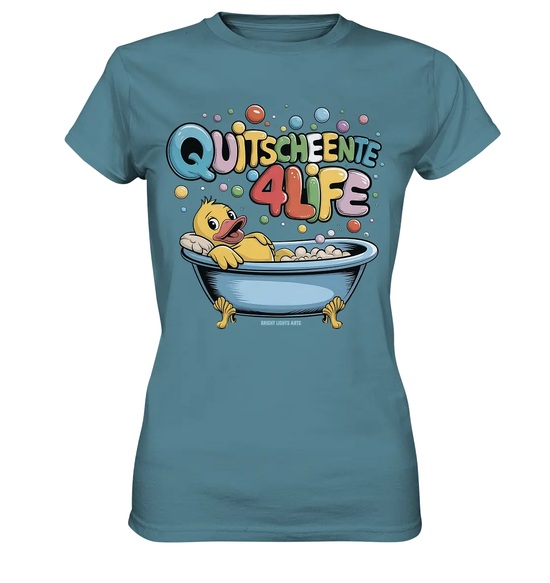 Quietscheente 4Life – Spaß, Farben und Badefreude - Ladies Premium Shirt Bright Lights Arts