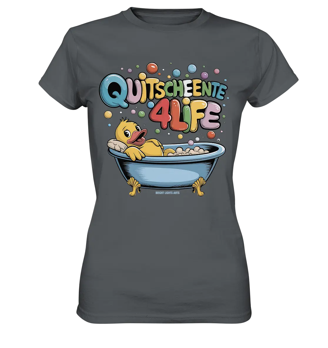 Quietscheente 4Life – Spaß, Farben und Badefreude - Ladies Premium Shirt Bright Lights Arts