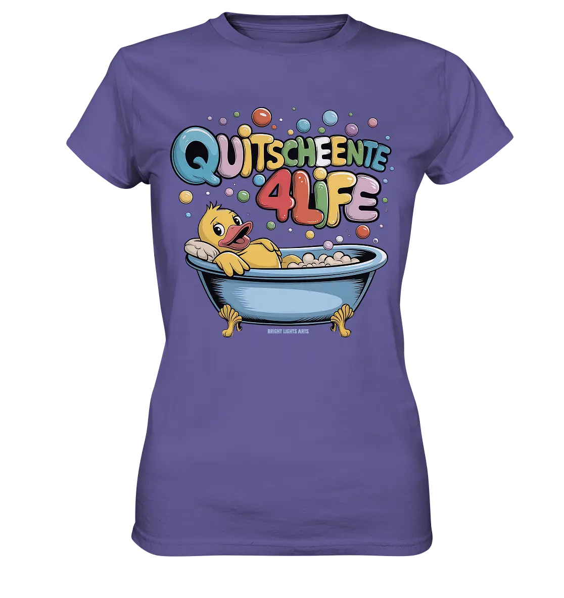 Quietscheente 4Life – Spaß, Farben und Badefreude - Ladies Premium Shirt Bright Lights Arts