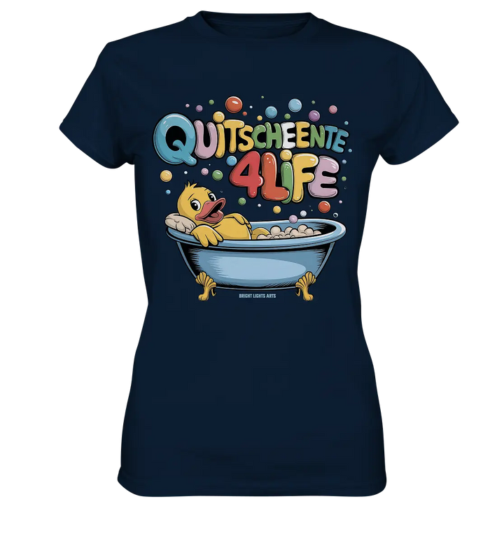 Quietscheente 4Life – Spaß, Farben und Badefreude - Ladies Premium Shirt Bright Lights Arts