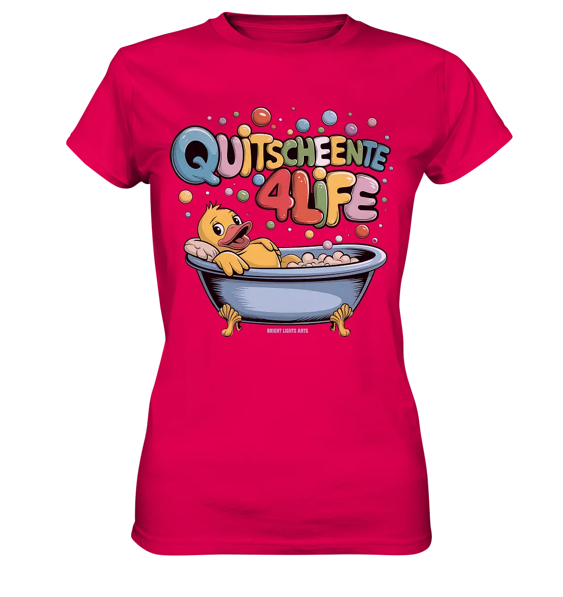 Quietscheente 4Life – Spaß, Farben und Badefreude - Ladies Premium Shirt Bright Lights Arts