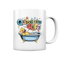 Quietscheente 4Life – Spaß, Farben und Badefreude - Tasse glossy Bright Lights Arts
