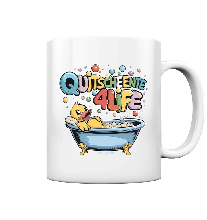 Quietscheente 4Life – Spaß, Farben und Badefreude - Tasse glossy Bright Lights Arts