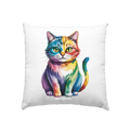 Rainbow Cat – Vielfalt & Harmonie - Kissen 40x40cm Bright Lights Arts