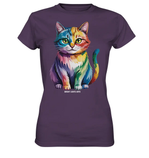 Rainbow Cat – Vielfalt & Harmonie - Ladies Premium Shirt Bright Lights Arts