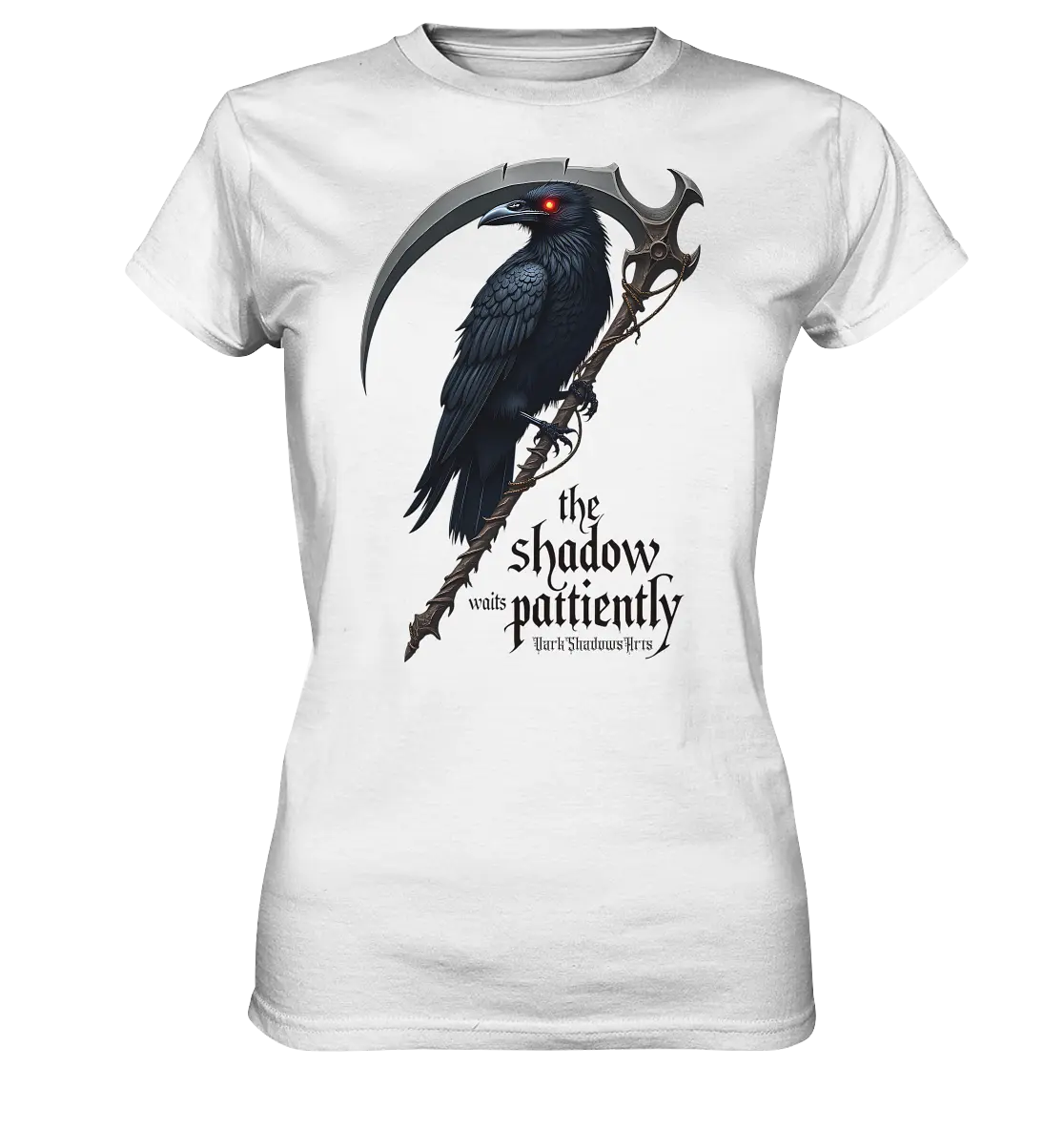 Raven Scythe - Ladies Premium Shirt Bright Lights Arts