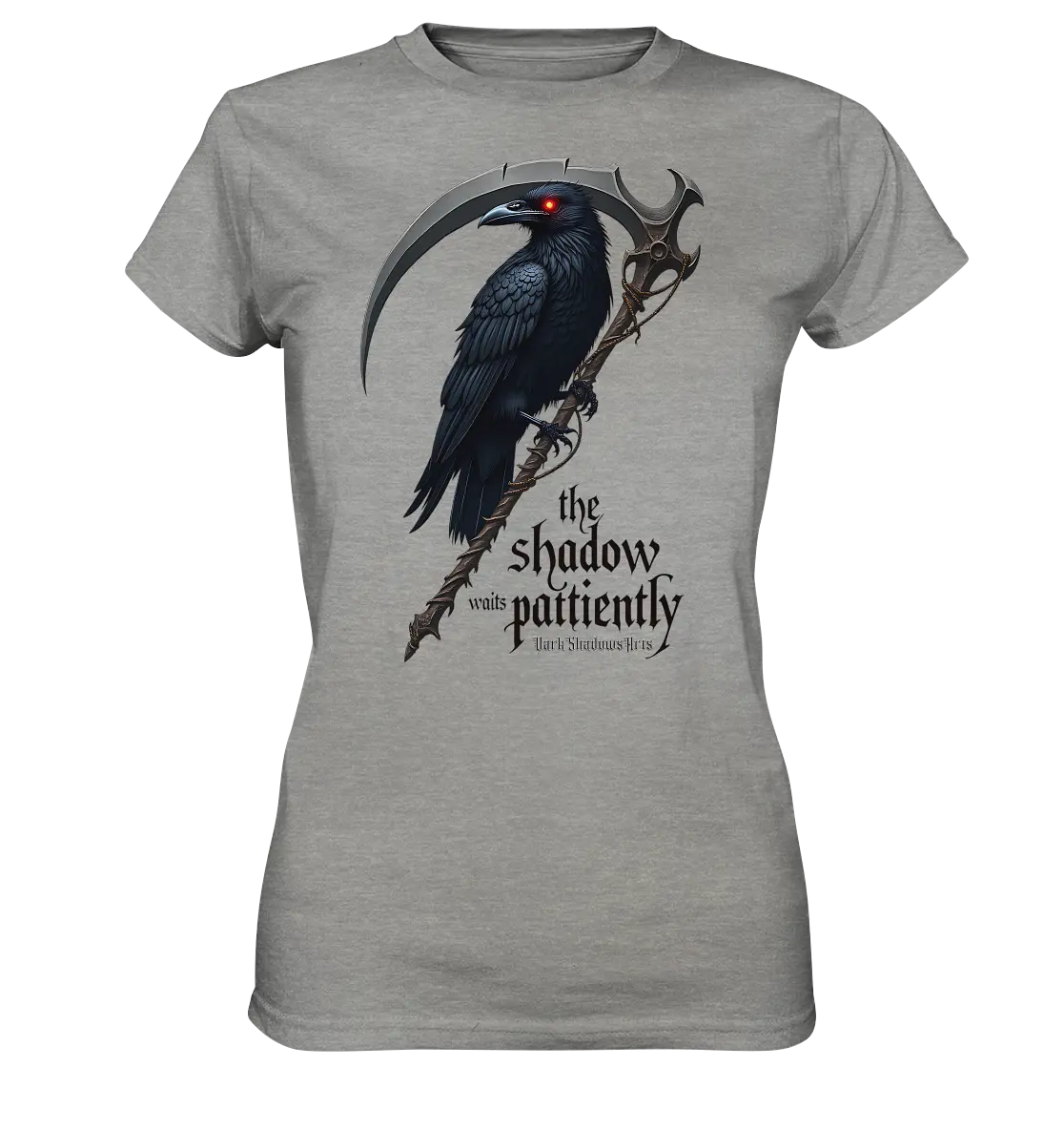 Raven Scythe - Ladies Premium Shirt Bright Lights Arts