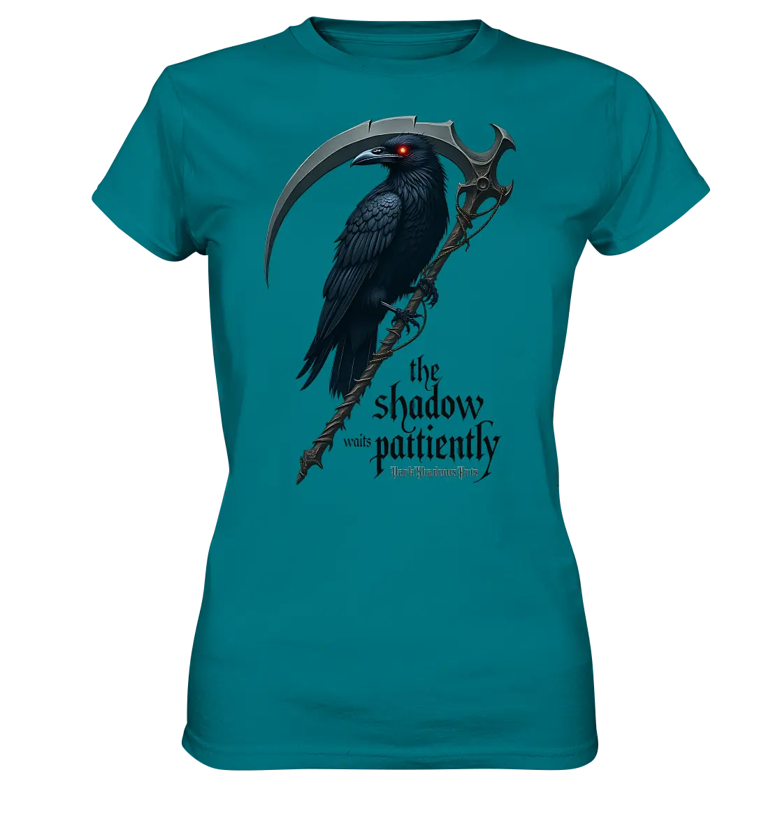 Raven Scythe - Ladies Premium Shirt Bright Lights Arts