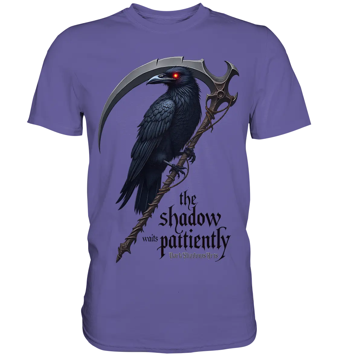 Raven Scythe - Premium Shirt Bright Lights Arts