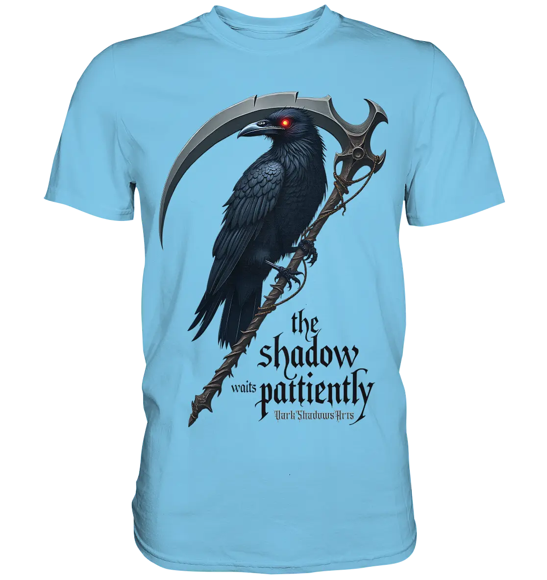 Raven Scythe - Premium Shirt Bright Lights Arts