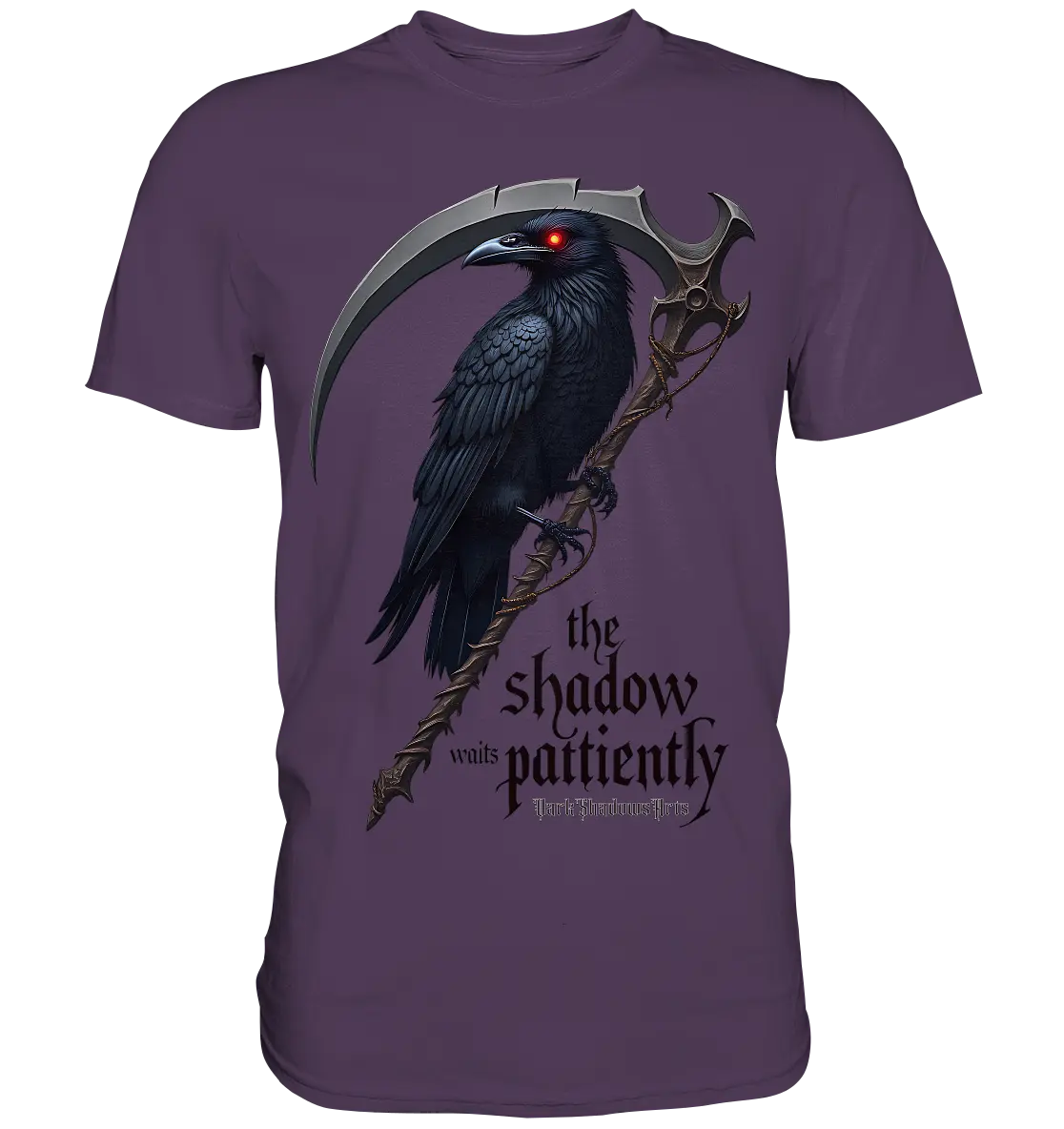Raven Scythe - Premium Shirt Bright Lights Arts
