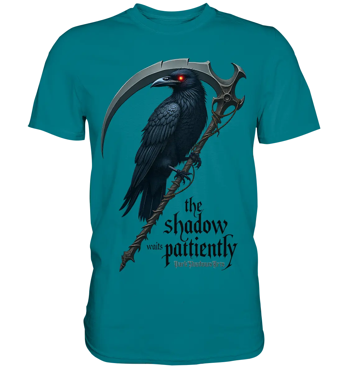 Raven Scythe - Premium Shirt Bright Lights Arts