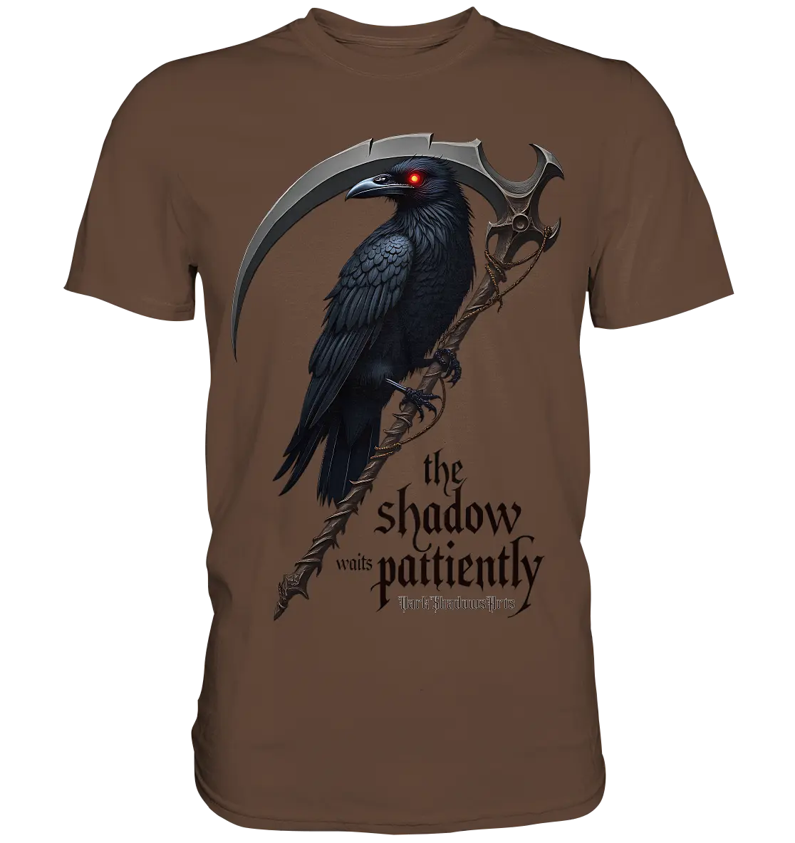 Raven Scythe - Premium Shirt Bright Lights Arts