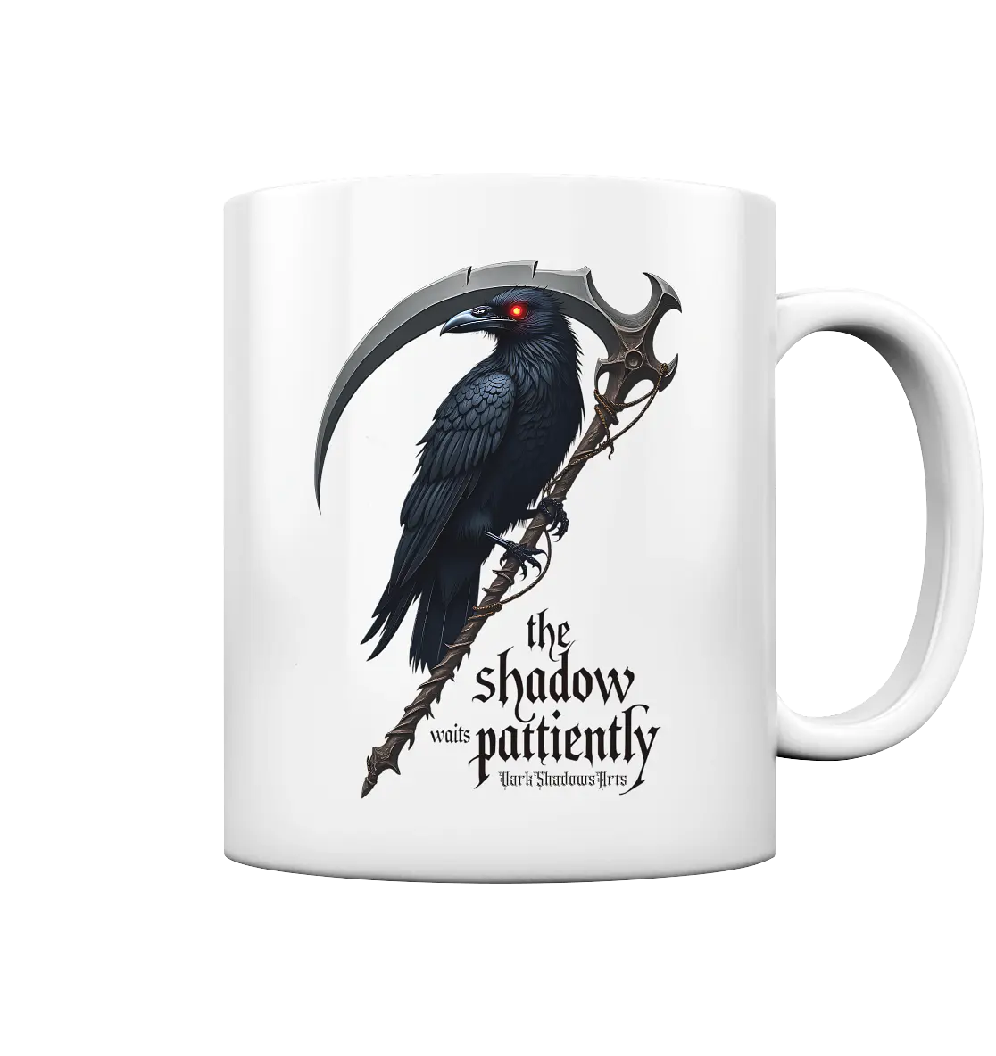 Raven Scythe - Tasse glossy Bright Lights Arts