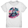 Retro-Future Hero - Kids Premium Shirt Bright Lights Arts