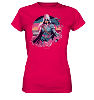 Retro-Future Hero - Ladies Premium Shirt Bright Lights Arts