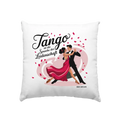 Romantik in Bewegung – Tango-Paar im leidenschaftlichen Tanz - Kissen 40x40cm Bright Lights Arts