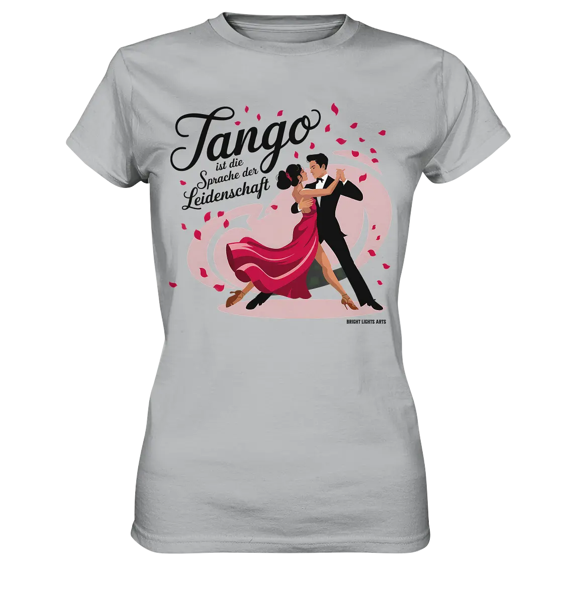 Romantik in Bewegung – Tango-Paar im leidenschaftlichen Tanz - Ladies Premium Shirt Bright Lights Arts