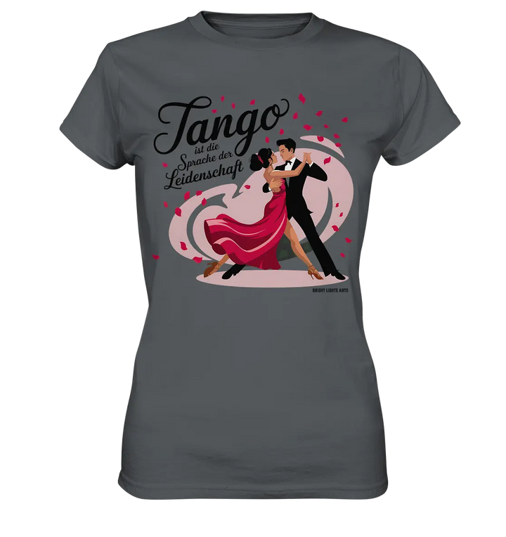 Romantik in Bewegung – Tango-Paar im leidenschaftlichen Tanz - Ladies Premium Shirt Bright Lights Arts