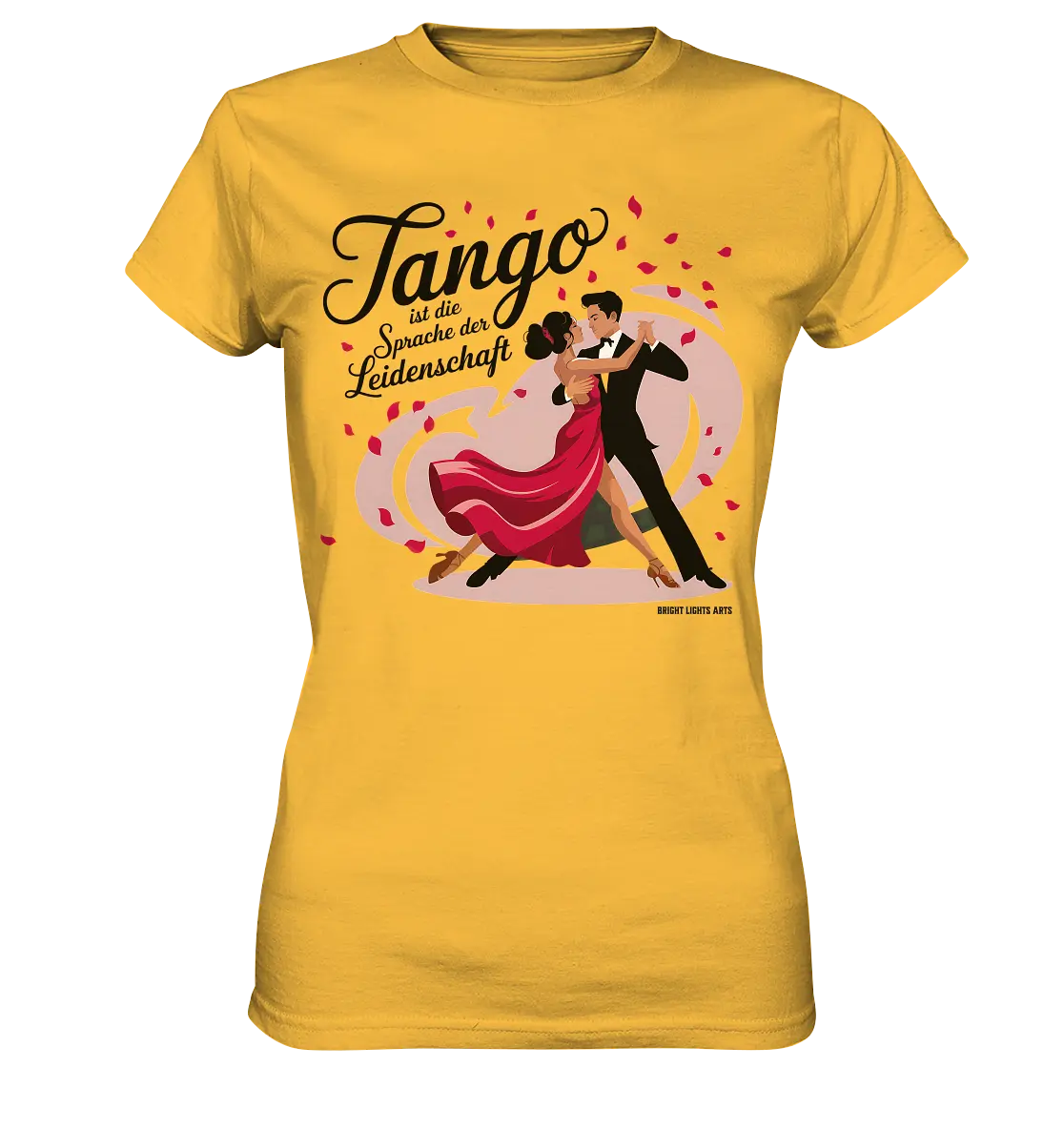 Romantik in Bewegung – Tango-Paar im leidenschaftlichen Tanz - Ladies Premium Shirt Bright Lights Arts