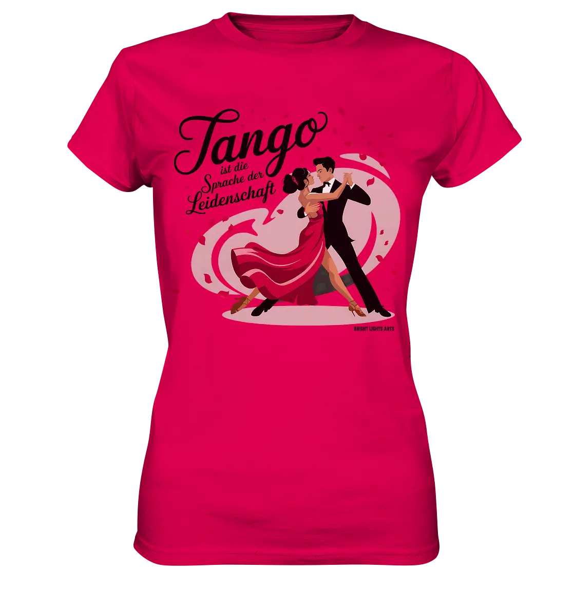 Romantik in Bewegung – Tango-Paar im leidenschaftlichen Tanz - Ladies Premium Shirt Bright Lights Arts