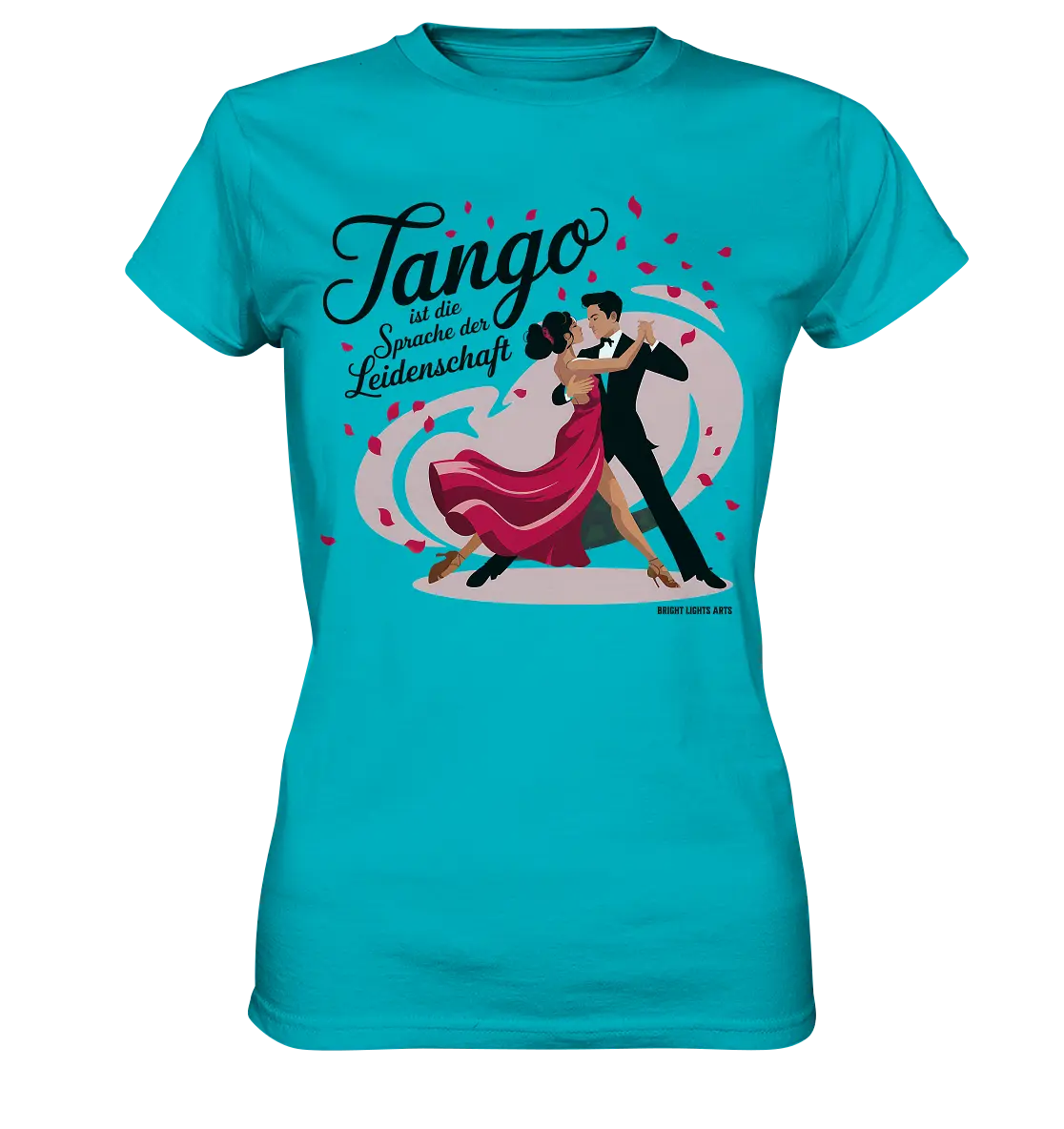 Romantik in Bewegung – Tango-Paar im leidenschaftlichen Tanz - Ladies Premium Shirt Bright Lights Arts