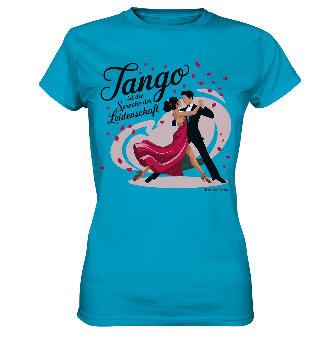 Romantik in Bewegung – Tango-Paar im leidenschaftlichen Tanz - Ladies Premium Shirt Bright Lights Arts