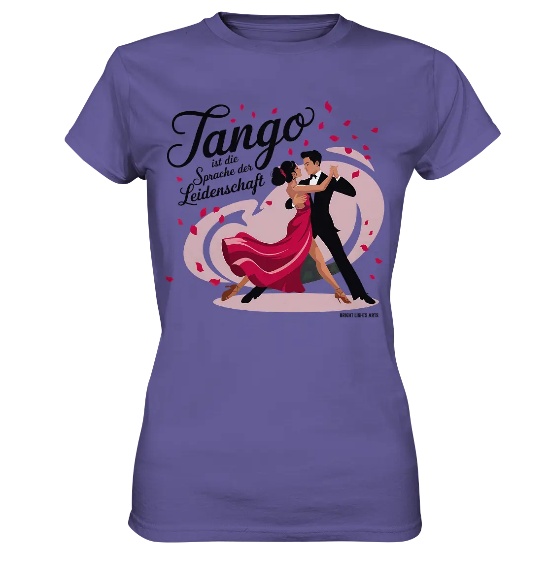Romantik in Bewegung – Tango-Paar im leidenschaftlichen Tanz - Ladies Premium Shirt Bright Lights Arts