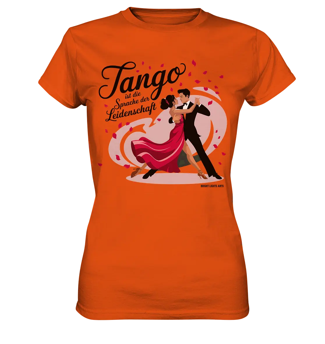 Romantik in Bewegung – Tango-Paar im leidenschaftlichen Tanz - Ladies Premium Shirt Bright Lights Arts
