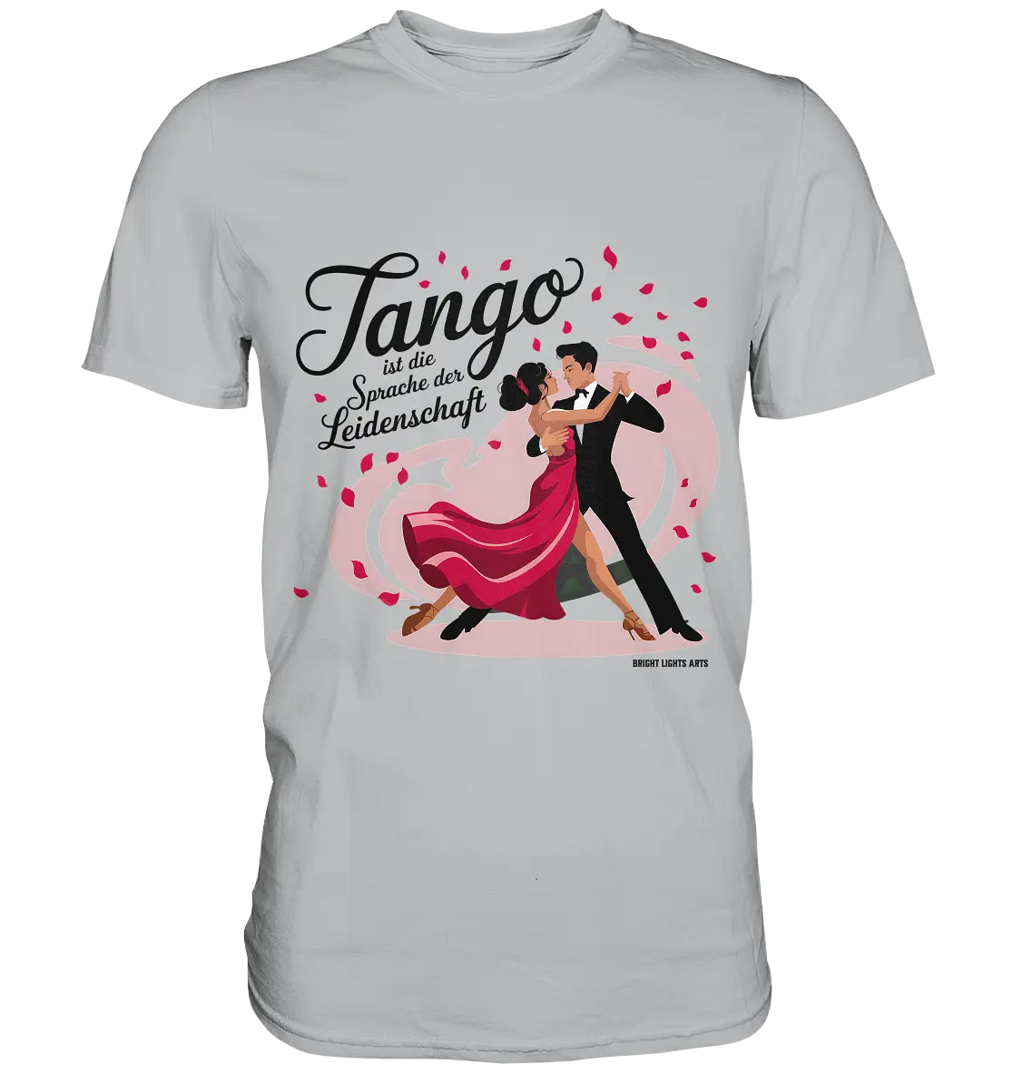 Romantik in Bewegung – Tango-Paar im leidenschaftlichen Tanz - Premium Shirt Bright Lights Arts