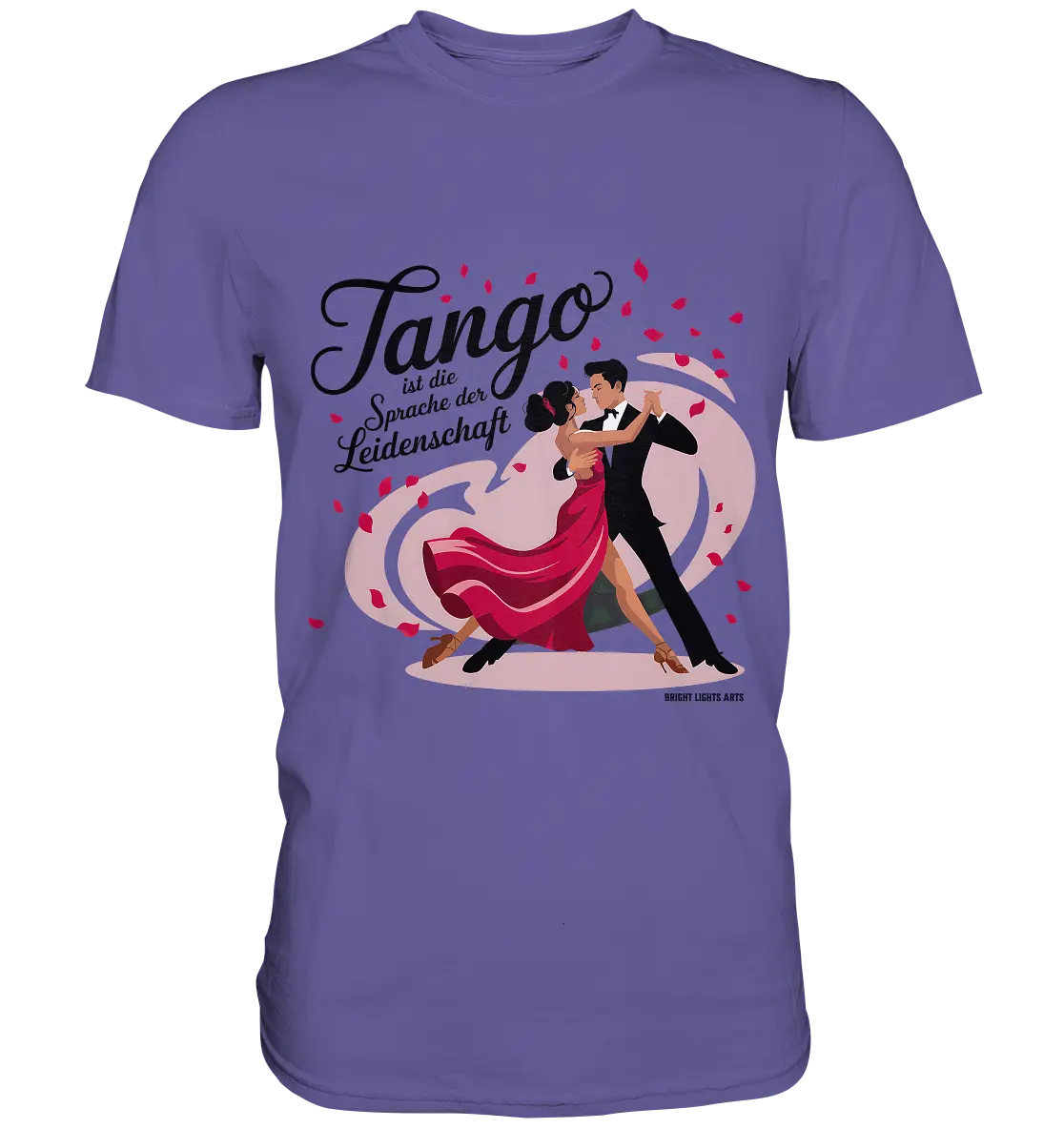 Romantik in Bewegung – Tango-Paar im leidenschaftlichen Tanz - Premium Shirt Bright Lights Arts