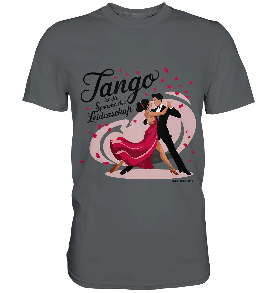 Romantik in Bewegung – Tango-Paar im leidenschaftlichen Tanz - Premium Shirt Bright Lights Arts