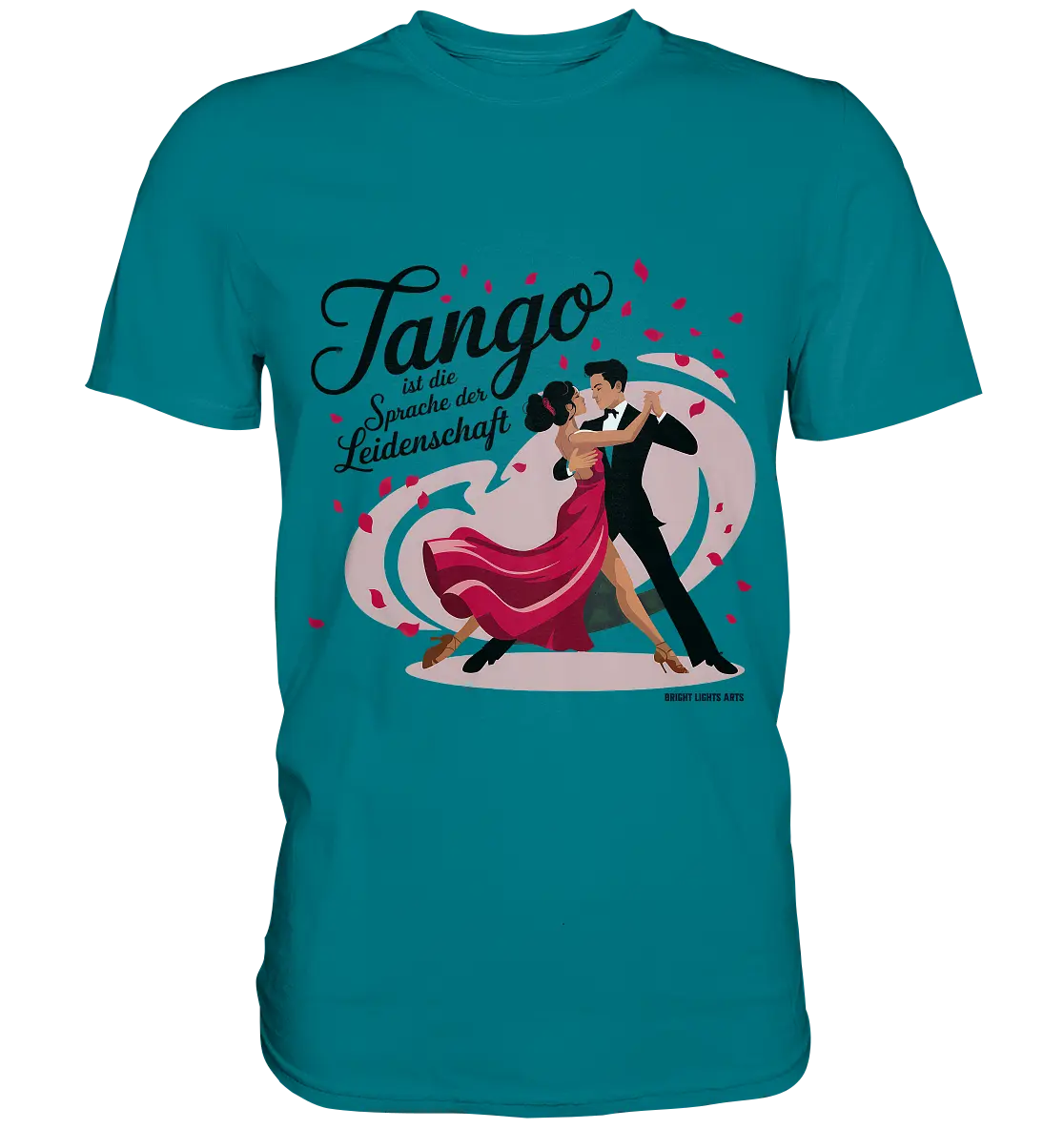 Romantik in Bewegung – Tango-Paar im leidenschaftlichen Tanz - Premium Shirt Bright Lights Arts