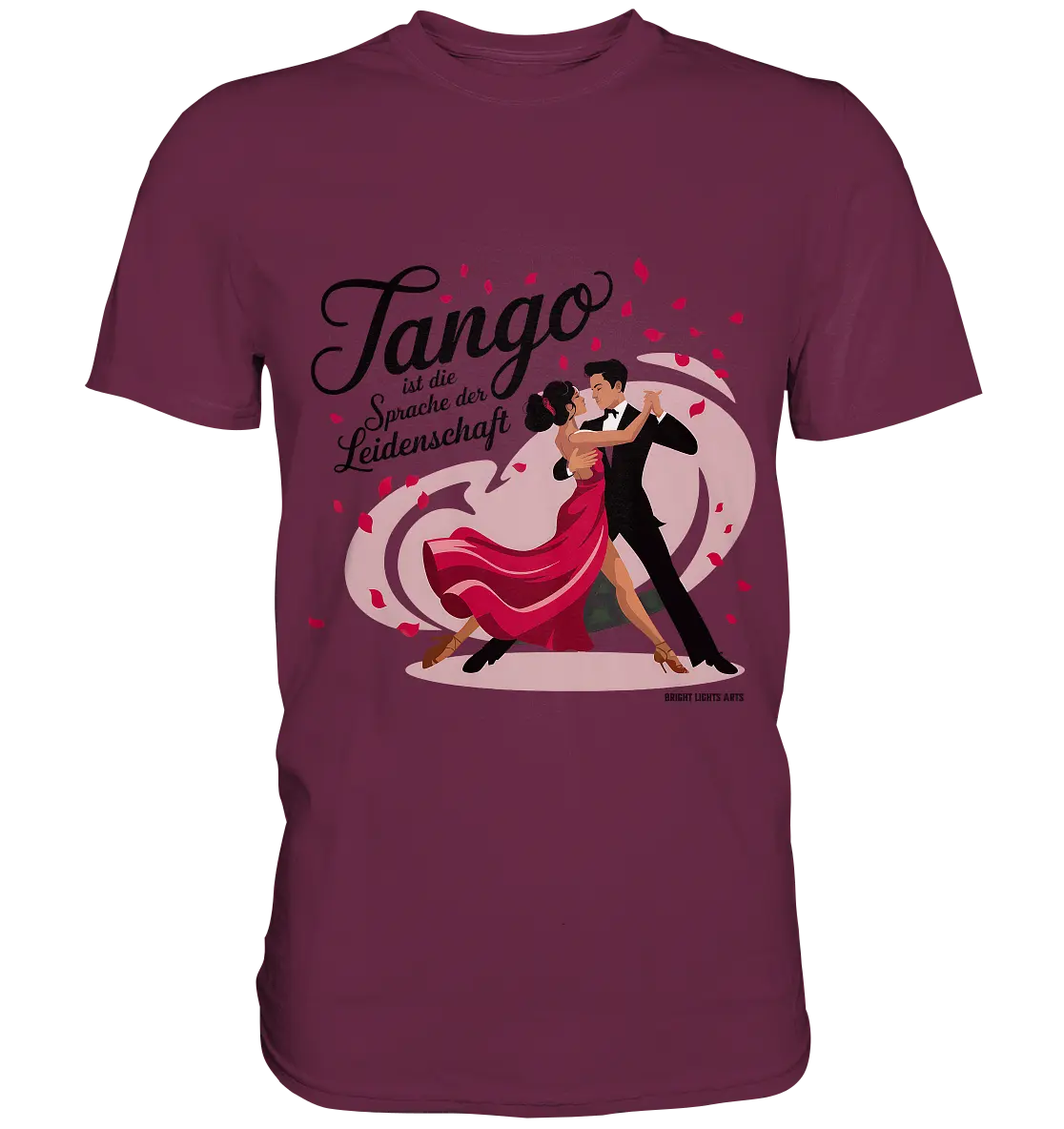 Romantik in Bewegung – Tango-Paar im leidenschaftlichen Tanz - Premium Shirt Bright Lights Arts