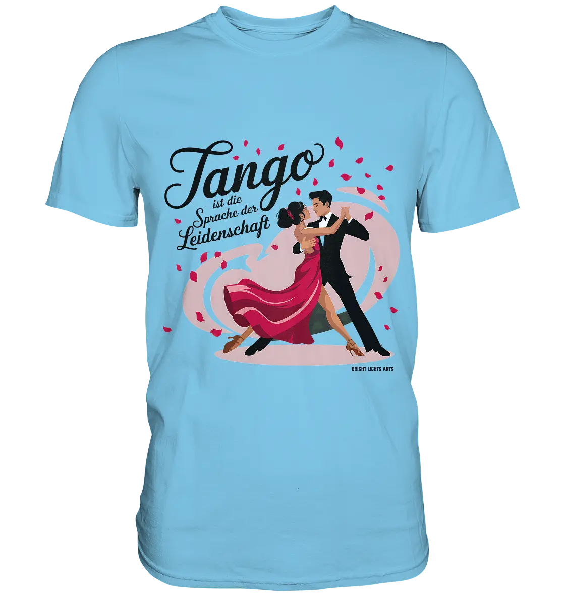 Romantik in Bewegung – Tango-Paar im leidenschaftlichen Tanz - Premium Shirt Bright Lights Arts