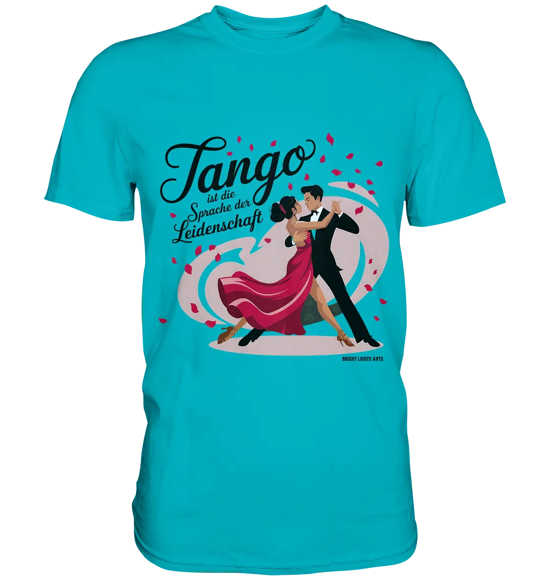 Romantik in Bewegung – Tango-Paar im leidenschaftlichen Tanz - Premium Shirt Bright Lights Arts