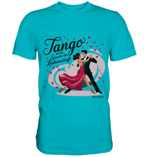 Romantik in Bewegung – Tango-Paar im leidenschaftlichen Tanz - Premium Shirt Bright Lights Arts
